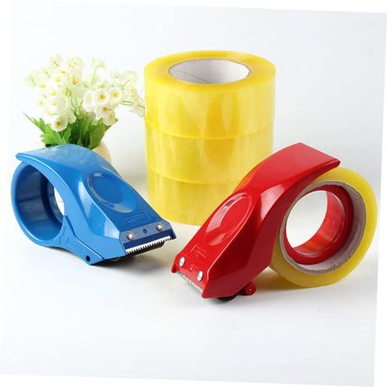 Tape Dispenser - Tape Dispenser - Tape Roller - Tape Roller - Office Supplies - Desk Accessories - Packaging Material - Packaging Tape Holder - Hand Dispenser - Tape Dispenser - Moving - Packing - Office Supplies - Multicolor - 3 Pieces.