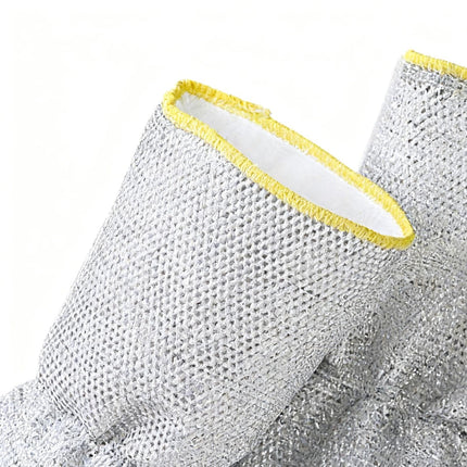 Oven Mitts - BBQ Gloves - Heat Resistant Oven Gloves - Barbecue Accessories - Pot Holders - Kitchen Gloves - Grill Gloves - Cooking Gloves - Baking Utensils - Kitchen Utensils - Non-Slip - Heat Resistant Gloves - Gray - 2 Pieces.