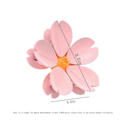 Fridge Magnets - Magnetic Clips - Cherry Blossom - Whiteboard Magnets - Closure Clips - Food Clips - Memo Holder - Flower Decoration - Kitchen Accessories - Pocket Clips - Office Supplies - Blackboard Magnets - Pink - 1 Piece.