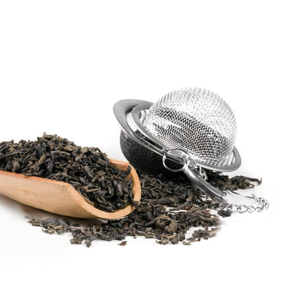 Stainless Steel Tea Egg - Loose Tea Filter - Tea Strainer - Tea Ball - Herb Ball - Spice Filter - Tea Infuser - Reusable Tea Bag - Kitchen Accessories - Gift for Tea Lover - Dishwasher Safe - Teapot Filter - Silver - 2 Pieces.