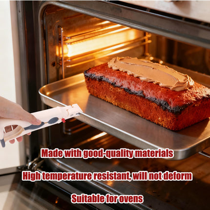 Pan Handle - Plate Tongs - Bowl Tongs - Hot Dish Gripper - Airfryer Accessories - Anti-Scorch Clip - Oven Glove Alternative - Microwave Aid - Kitchen Gadget - Heat Resistant - Anti-Slip - Pan Lifter - Beige - 2 Pieces.
