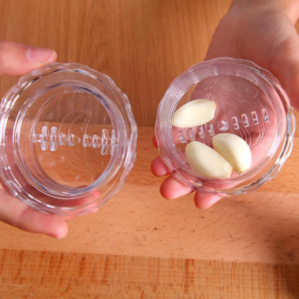 Garlic Press - Garlic Cutter - Garlic Grater - Ginger Mill - Herb Grinder - Garlic Crusher - Kitchen Gadget - Manual Press - Twist System - Kitchen Aid - Chopper - Dishwasher Safe - Transparent - 1 Piece.