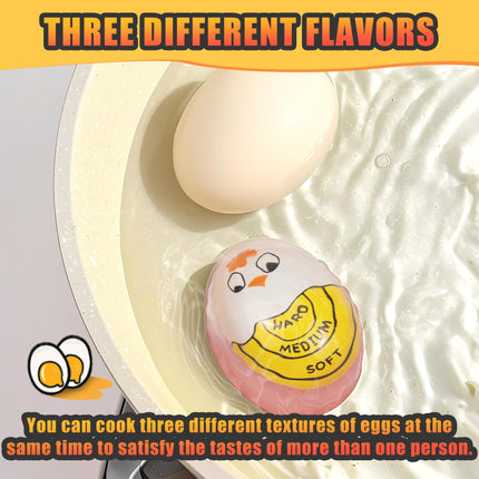 Egg Timer - Cook Along Egg Timer - Kitchen Timer - Egg Timer - Color Change Indicator - Heat Sensitive Sensor - Boil Eggs - Kitchen Gadget - Hard Medium Soft - Kitchen Accessories - Cooking Aid - Funny Gift - Pink - 2 Pieces.
