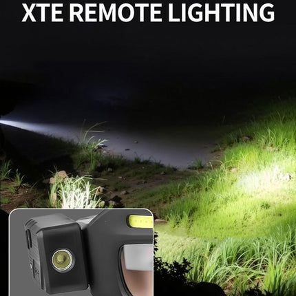 Rechargeable LED Headlamp - Safety Glasses with Light - Reading Lamp - Flashlight - Work Glasses - Walking Light Running - DIY Gift for Men - Glasses with Light - Night Glasses - Camping Lamp - Fishing - USB Rechargeable Headlamp - Black - 1 Piece.