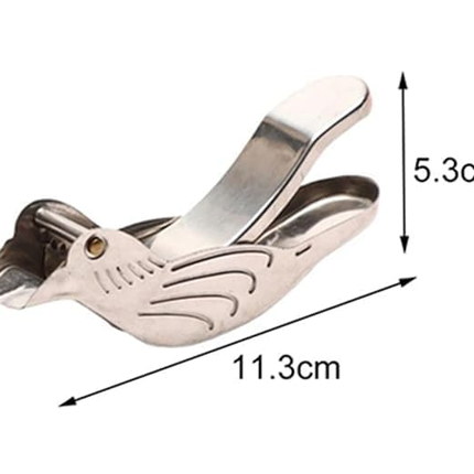 Lemon Squeezer - Manual Citrus Juicer - Lime Squeezer - Hand Squeezer - Kitchen Gadgets - Lemon Squeezer - Bird - Fruit Squeezer - Cocktail Accessories - Tableware - Gift - Orange Squeezer Hand - Stainless Steel - Silver - 1 Piece