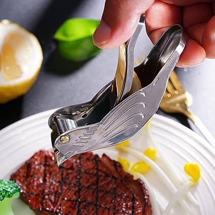 Lemon Squeezer - Manual Citrus Juicer - Lime Squeezer - Hand Squeezer - Kitchen Gadgets - Lemon Squeezer - Bird - Fruit Squeezer - Cocktail Accessories - Tableware - Gift - Orange Squeezer Hand - Stainless Steel - Silver - 1 Piece.