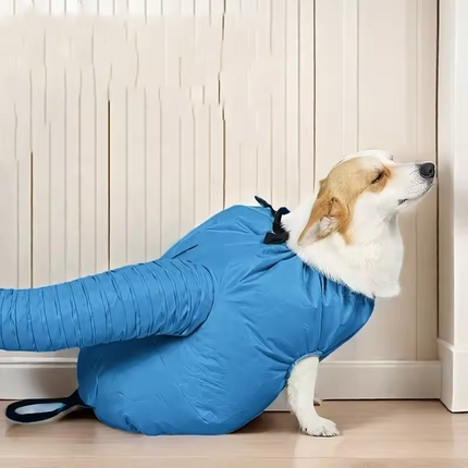 Dog Hair Dryer - Dog Drying Bag - Dog Water Blower - Dog Bathrobe - Dog Hair Dryer - Coat Care - Dog Towel - Animal Supplies - Grooming Salon - Bellows - Dog Hair Dryer - Quick-Drying Size M - Blue - 1 Piece.