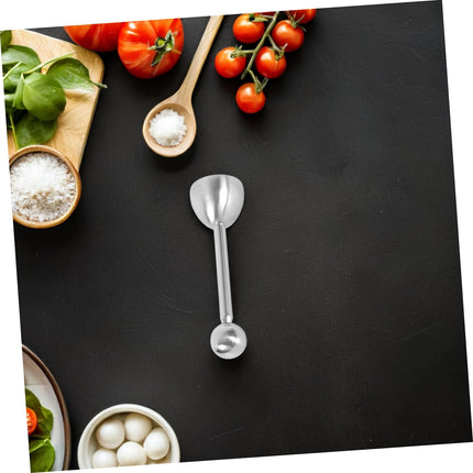 Egg Taper - Egg Cup - Egg Opener - Egg Shell Breaker - Egg Holder - Egg Cracker - Breakfast - Kitchen Utensils - Egg Beater - Kitchen Gadgets - Soft-Boiled Egg - Egg Cracker - Egg Slicer - Dishwasher Safe Stainless Steel - Silver - 2 Piece Set.