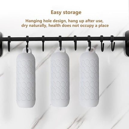Garlic Peeler - Garlic Press - Garlic Peeler - Kitchen Utensils - Silicone - Silicone Garlic Press - Manual Garlic Press - Garlic Rolling Pin - Gray - 3 Pieces.