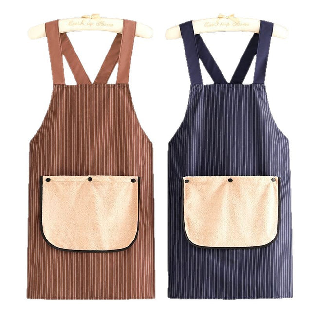 Apron - Women's kitchen apron - Men's kitchen apron - Men's apron - Women's apron - Kitchen apron - With towels - Women's gifts - Father's gifts - Mother's gift - Festive gift - Christmas gifts - Christmas gifts for adults - 3 pieces.