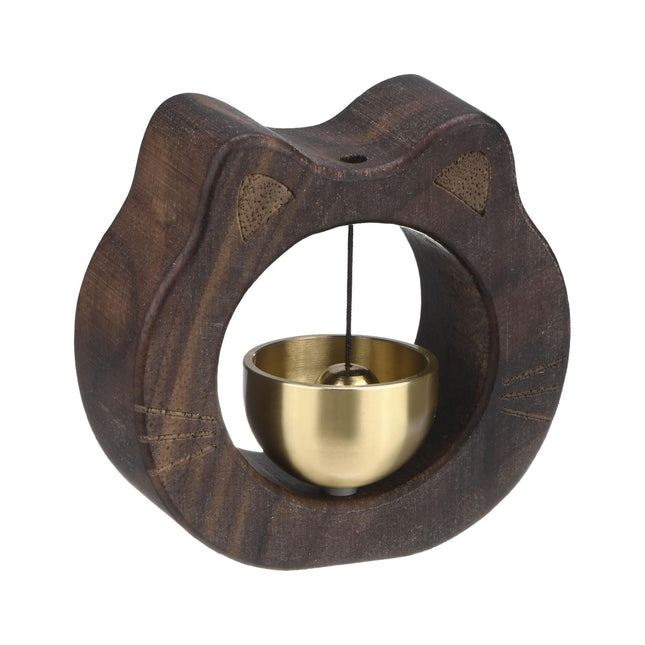 Doorbell - Wireless Doorbell - Wooden Doorbell - Magnetic Wall Sticker - Vintage Wooden Doorbell - Vintage - With Copper Bell - Living Room Decoration - Bedroom Decoration - Wall Decoration - Christmas Gifts - Christmas Gifts for Adults - 1 Piece.