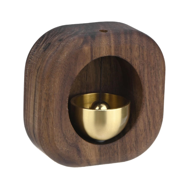 Doorbell - Wireless Doorbell - Wooden Doorbell - Magnetic Wall Sticker - Vintage Wooden Doorbell - Vintage - With Copper Bell - Living Room Decoration - Bedroom Decoration - Wall Decoration - Christmas Gifts - Christmas Gifts for Adults - 1 Piece.