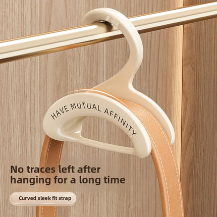 Bag Hanger - Wardrobe Organizer - Handbag Hanger - Clothes Hangers - Bag Storage - Coat Rack - Wardrobe Accessories - Shoulder Bag Holder - Bag Rack - Handbag Organizer - White - 5 pieces.