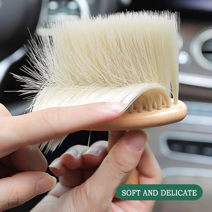 Detailing Brush - Car Interior Brush - Car Accessories - Dust Brush - Air Vent Cleaner - Car Polishing Supplies - Car Brush - Dashboard Brush - Cleaning Brush - 1 Piece.
