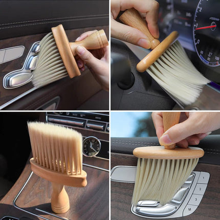 Detailing Brush - Car Interior Brush - Car Accessories - Dust Brush - Air Vent Cleaner - Car Polishing Supplies - Car Brush - Dashboard Brush - Cleaning Brush - 1 Piece.