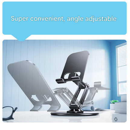 Phone Holder - Tablet Holder - Stand - Desk Accessories - Phone Stand - Smartphone Holder - Tablet Stand - Desk Gadgets - Universal Holder - Phone Support - Desk Stand - Black - 1 Piece.