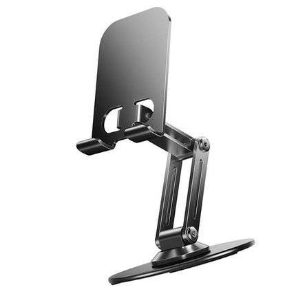 Phone Holder - Tablet Holder - Stand - Desk Accessories - Phone Stand - Smartphone Holder - Tablet Stand - Desk Gadgets - Universal Holder - Phone Support - Desk Stand - Black - 1 Piece.