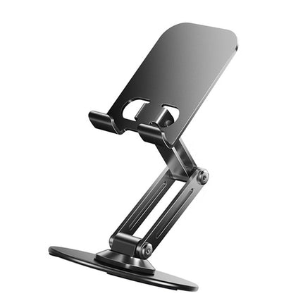 Phone Holder - Tablet Holder - Stand - Desk Accessories - Phone Stand - Smartphone Holder - Tablet Stand - Desk Gadgets - Universal Holder - Phone Support - Desk Stand - Black - 1 Piece.