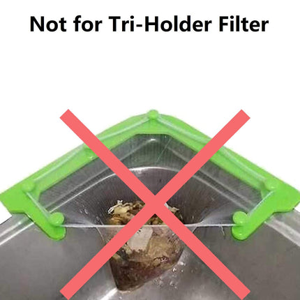 Sink Filter Bags - Sink Strainer - Sink Filter - Disposables - Sink Organizer - Anti-Clogging - Kitchen Accessories - Drain Strainer - White - 200 Pieces.
