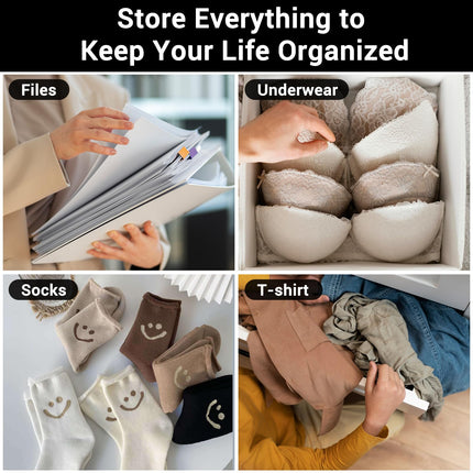 Clothing Storage Bags - Travel Organizer - Suitcase Organizer - Resealable Bags - Packing Bags - Garment Bags - Waterproof - Dust-Free - Holiday Items - Travel Bag Accessories - 5 Sizes - Translucent - 100 Pieces.