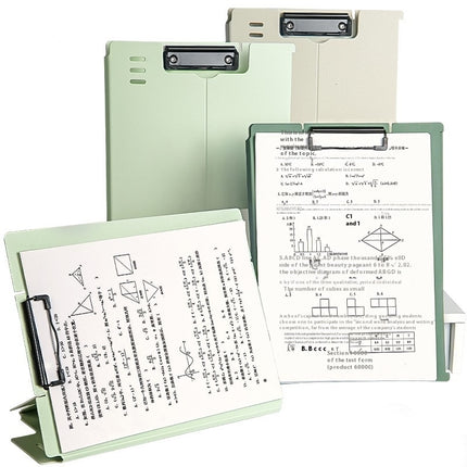 Clipboard A4 - Writing Folder - Foldable Clipboard - Desk Accessories - Morandi Colors - Office Supplies - Document Folder - A4 Folder - Pastel Colors - Writing Pad Holder - Briefcase - Nursing - Administration - Warehouse - Sturdy Plastic - 6 pieces.