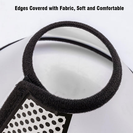 Cat Collar - Dog Cone - Anti-Lick Collar - Anti-Bite - Anti-Scratch - Adjustable - Soft Edge - Comfortable - Lightweight - Velcro Closure - Transparent - Washable - Neck Collar - Training Collar - Kitten - Small Cat - S - 13-16 cm - 1 Piece.
