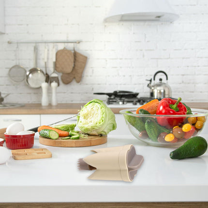 Bell Pepper Pitter - Jalapeño Pepper Drill - Chili Pepper Core Remover - Universal Vegetable Cutter - Kitchen Utensils - Bell Pepper Drill - Seed Remover - Handy Kitchen Aid - Fruit and Vegetable Tool - Kitchen Accessories - White - 2 Pieces.