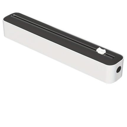 Foil Cutter - Cling Film Dispenser - Aluminum Foil Holder - Foil Cutter - Kitchen Drawer Organizer - Paper Towel Holder - Wrapping Paper Cutter - Baking Paper Holder - Refillable Foil Holder - Kitchen Gadgets - Compact Design - White - 1 Piece.