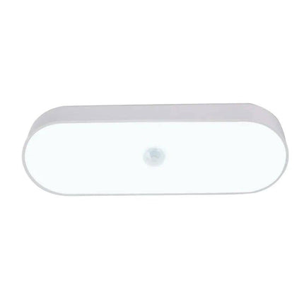 Closet Lighting - Night Light with Motion Sensor - LED Lamp - Kitchen Lighting - Stair Lighting - Wireless - Wardrobe Lighting - Indoor Wall Lamp - Bedside Lamp - Bedroom Accessories - Magnetic - Warm White Light - White - 1 Piece.