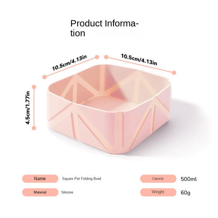 Foldable Dog Food Bowl - Dog Drinking Bowl - Dog Bowl - Travel Bowl - Water Bowl - Food Bowl - Dog Supplies - Hiking - Camping - On the Go - Silicone Bowl - Portable Food Bowl - Dog Accessories - Cat Food Bowl - Puppy - Pastel Mix - Pack of 5.