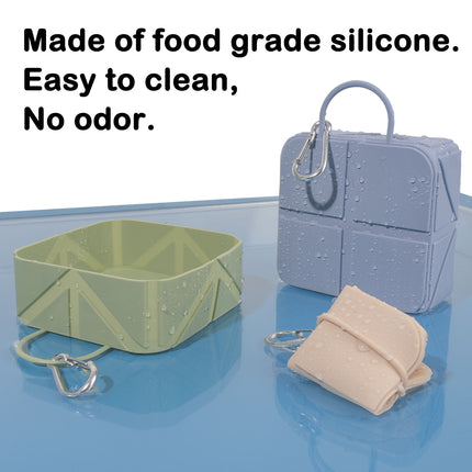 Foldable Dog Food Bowl - Dog Drinking Bowl - Dog Bowl - Travel Bowl - Water Bowl - Food Bowl - Dog Supplies - Hiking - Camping - On the Go - Silicone Bowl - Portable Food Bowl - Dog Accessories - Cat Food Bowl - Puppy - Pastel Mix - Pack of 5.