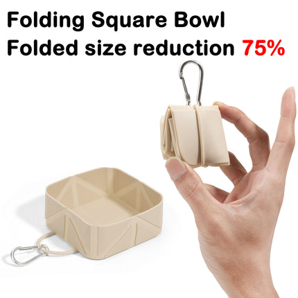 Foldable Dog Food Bowl - Dog Drinking Bowl - Dog Bowl - Travel Bowl - Water Bowl - Food Bowl - Dog Supplies - Hiking - Camping - On the Go - Silicone Bowl - Portable Food Bowl - Dog Accessories - Cat Food Bowl - Puppy - Pastel Mix - Pack of 5.