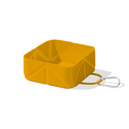 Foldable Dog Food Bowl - Dog Drinking Bowl - Dog Bowl - Travel Bowl - Water Bowl - Food Bowl - Dog Supplies - Hiking - Camping - On the Go - Silicone Bowl - Portable Food Bowl - Dog Accessories - Dog Food Bowl - Outdoor - Dark Mix - Pack of 5.