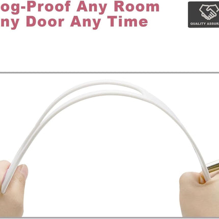 Door Stopper - Door Holder - Door Holder - Dog Barrier - Cat Flap Alternative - Door Stop - Door Catch - Door Hook - Ventilation - Pet Accessories - Door Security - Adjustable - Cat Paw - White - 2 pieces.