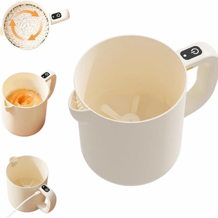 Rice Washer - Electric Egg Beater - Mixing Cup - Automatic Stirrer - Vegetable Washer - Fruit Basket - Colander - Food Processor - Hand Mixer - Cordless - Rechargeable - Kitchen Utensils - Multifunctional - Kitchen Aid - White - 1 Piece.