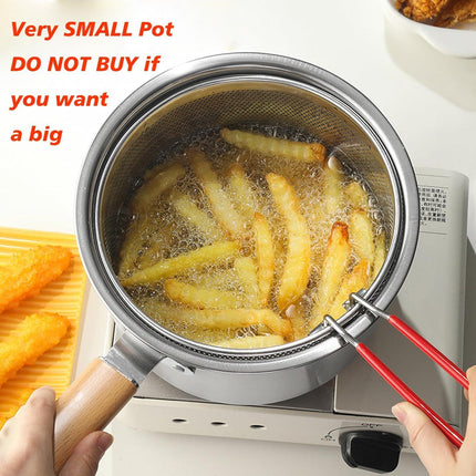 Deep fryer - Deep fryer - Saucepan - Cooking pot - Frying basket - Doughnut pan - Dutch oven - Induction pan - Gas - Electric - Frying set - Kitchen utensils - Kitchen accessories - Including tongs - Stainless steel - Stainless steel - Silver - 1 piece.