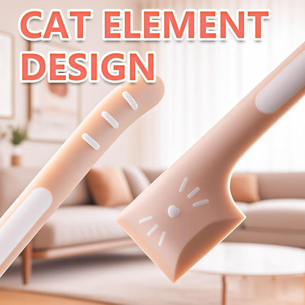 Pot licker - Spatula - Cat food spoon - Dog food spoon - Can opener - Feeding spoon - Silicone spatula - Pet supplies - Pet accessories - Kitchen utensils - Cans - Food scoop - Wet food - Multicolor - Pack of 3.