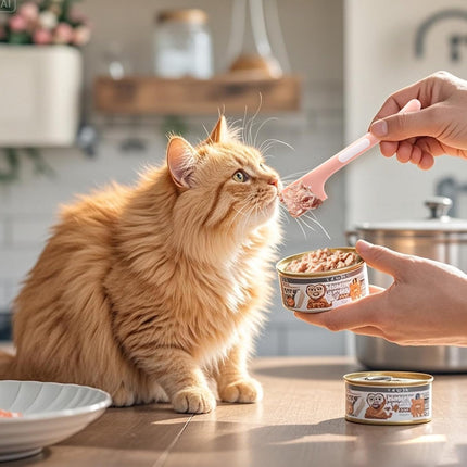 Pot licker - Spatula - Cat food spoon - Dog food spoon - Can opener - Feeding spoon - Silicone spatula - Pet supplies - Pet accessories - Kitchen utensils - Cans - Food scoop - Wet food - Multicolor - Pack of 3.