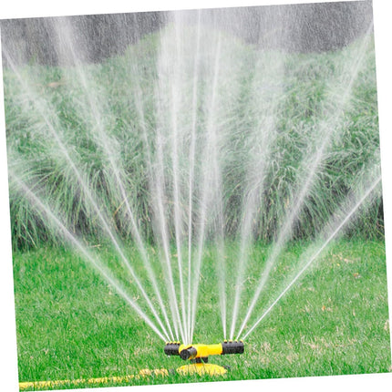 Garden Sprinkler - Lawn Sprinkler - Water Sprinkler - Garden Irrigation - Garden Sprinkler - Circular Sprinkler - Automatic Watering System - 360 Degree Rotation - Irrigation System - Garden Irrigation - Yellow and Black - 1 Piece.