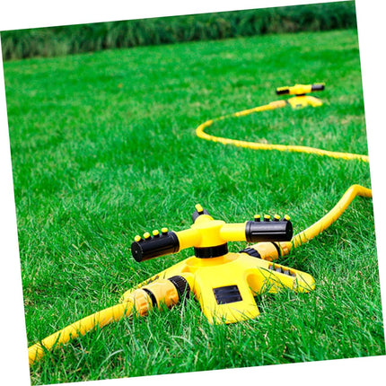Garden Sprinkler - Lawn Sprinkler - Water Sprinkler - Garden Irrigation - Garden Sprinkler - Circular Sprinkler - Automatic Watering System - 360 Degree Rotation - Irrigation System - Garden Irrigation - Yellow and Black - 1 Piece.