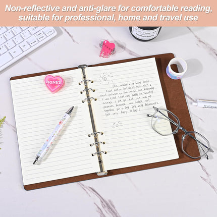 Notebook Refill A5 - Ring Binder Paper 6 Holes - Agenda Refill - Bullet Journal Paper - Refillable Notepad - Writing Paper - Planner Inserts - Office Supplies - School Supplies - Study Notes -Lined Paper - White - [数量] Pieces.