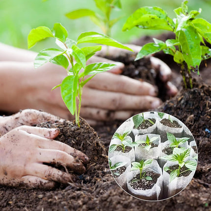Grow Bags - Gardening - Grow Pots - Vegetable Garden - Seedlings - Plant Bags - Non-woven Grow Bags - Growing Set - Breathable Fleece - Vegetable Garden - Vegetable Gardening - Sowing - Cuttings - Garden Plants - Growing Tray - Flower Pot Bag - Sustainabl.
