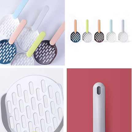 Cat Litter Scoop - Cat Litter Scoop - Cat Litter Scoop - Cat Litter Scoop - Cat Litter Accessories - Cat Litter Scoop with Holder - Cat Toilet Cleaning - Cat Litter Sieve - Cat Litter Scoop - Pet Supplies Cats - Sturdy Plastic Scoop - Blue - 1 Piece.
