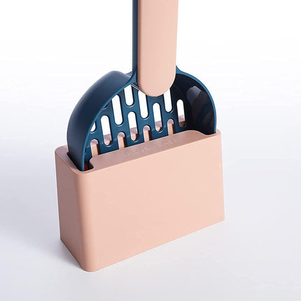 Cat Litter Scoop - Cat Litter Scoop - Cat Litter Scoop - Cat Litter Scoop - Cat Litter Accessories - Cat Litter Scoop with Holder - Cat Toilet Cleaning - Cat Litter Sieve - Cat Litter Scoop - Pet Supplies Cats - Sturdy Plastic Scoop - Green - 1 Piece.