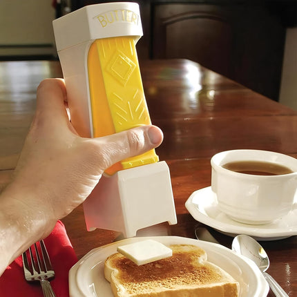 Butter Cutter - Butter Dish - Butter Dispenser - Butter Storage Box - Butter Box - Kitchen Utensils - Butter Cutting - Butter Storage Container - Food Storage Container - Butter Slicer - Butter Mill - Kitchen Accessories - Butter Holder - White and Yellow.