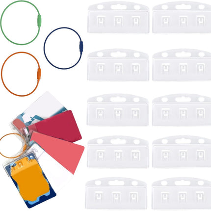 Card holder ring for Yoto card set, 3 keychain loops and 10 hanging tabs Removable card holder organizer Children's travel bag for Yoto cards Storage accessories.