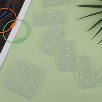 Card holder ring for Yoto card set, 3 keychain loops and 10 hanging tabs Removable card holder organizer Children's travel bag for Yoto cards Storage accessories.