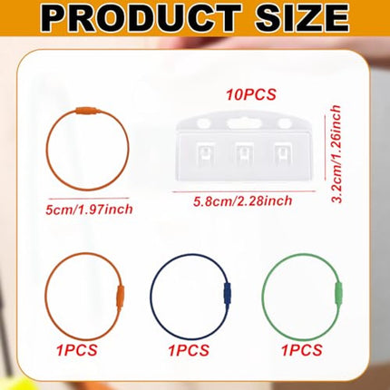 Card holder ring for Yoto card set, 3 keychain loops and 10 hanging tabs Removable card holder organizer Children's travel bag for Yoto cards Storage accessories.