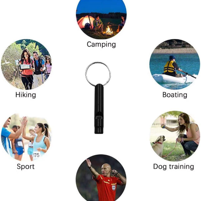 Dog whistle | Emergency whistle | Emergency whistle | Emergency kit | Black.