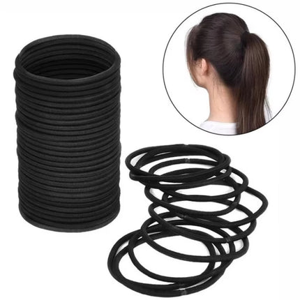 10x Hair Ties | Hair Ties | Black.